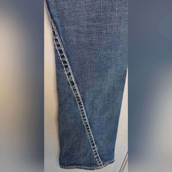 Vintage Y2K True Religion Joey Super T Low Rise Women's Boot Cut Blue Jeans - Picture 11 of 16